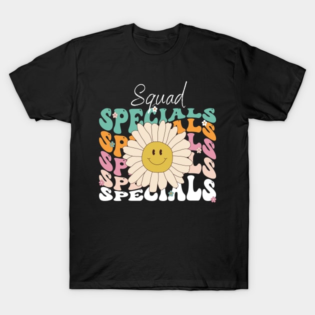 Retro Specials Squad Art Music PE Tech Teacher Team Specials T-Shirt by deafcrafts